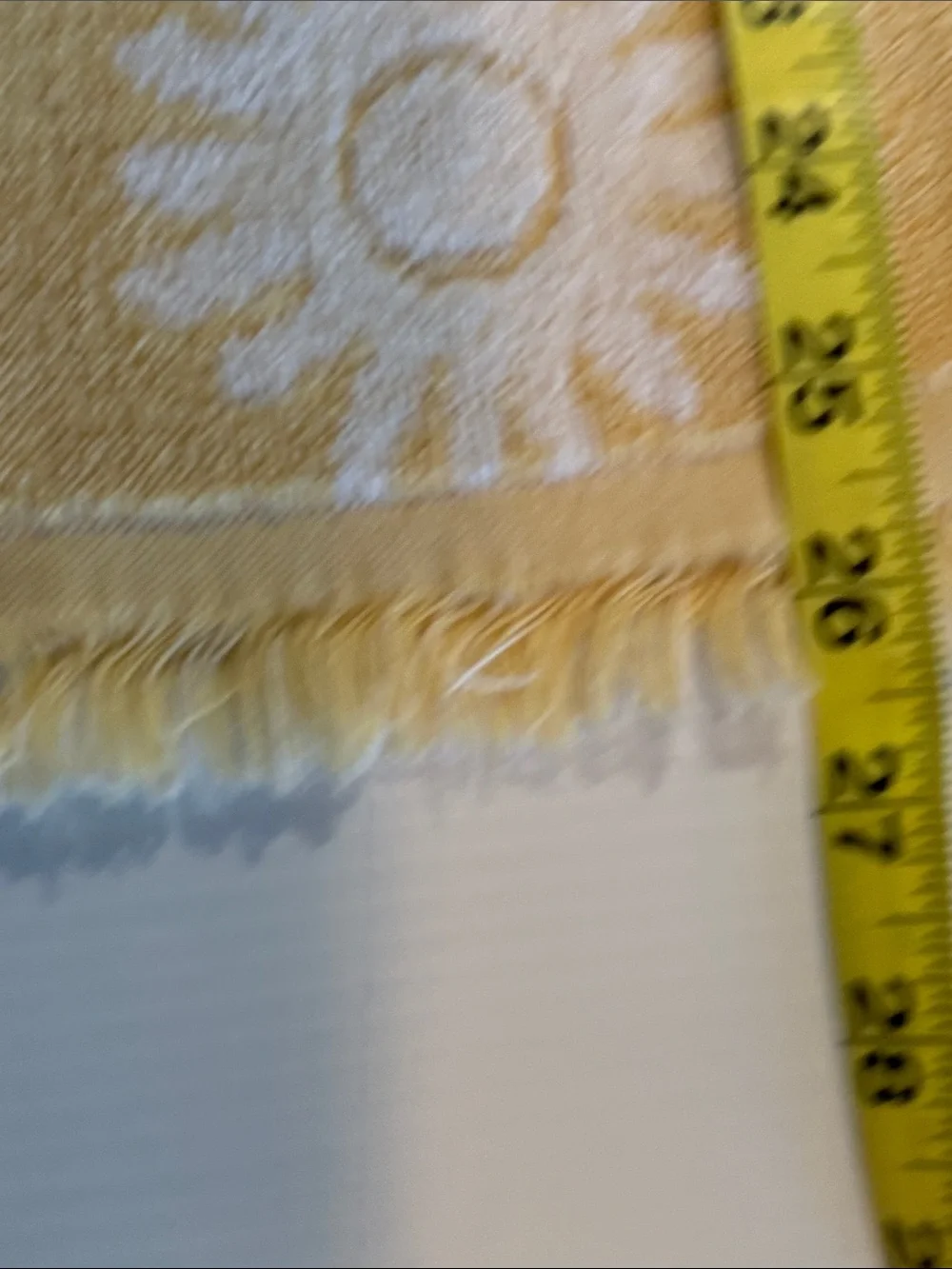 Yellow Daisy Cotton Blend Towel - Deborah Connolly